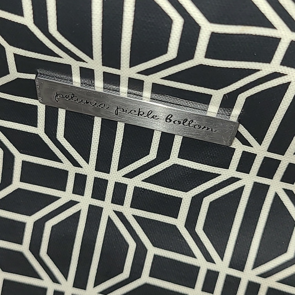 Petunia Pickle Bottom Black and White Geometric Baby Bag - Picture 3 of 11
